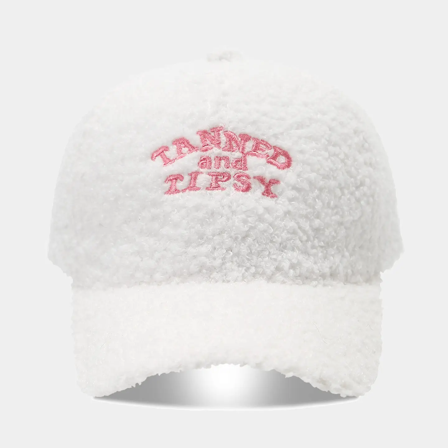 Women's Warm Teddy Fleece Baseball Cap with Embroidery - Image 6