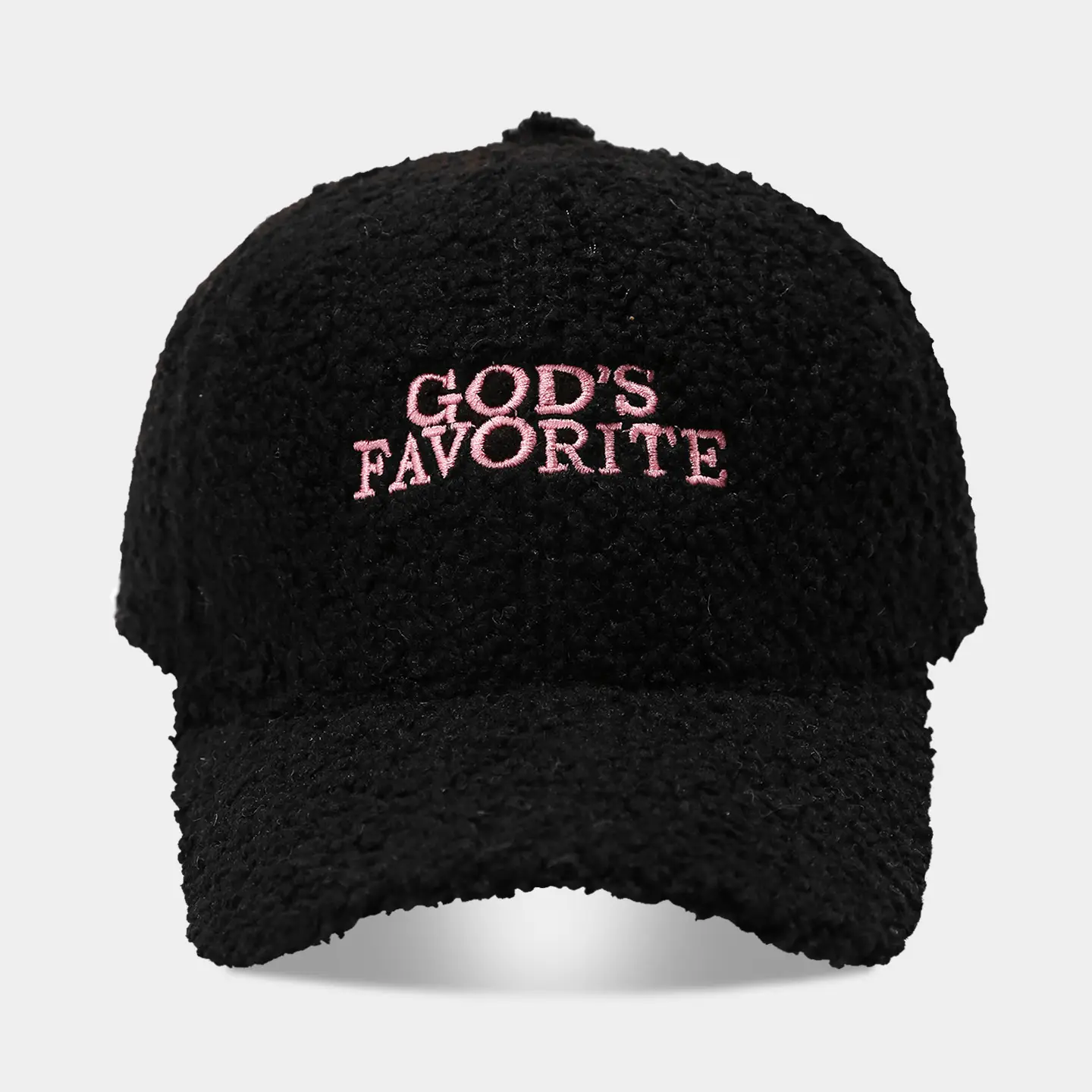 Women's Warm Teddy Fleece Baseball Cap with Embroidery - Image 9