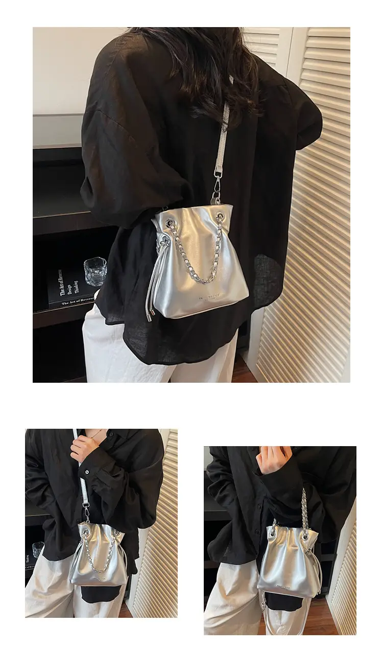 Black Leather Chain Shoulder Bag for Women 2025 — feature 13