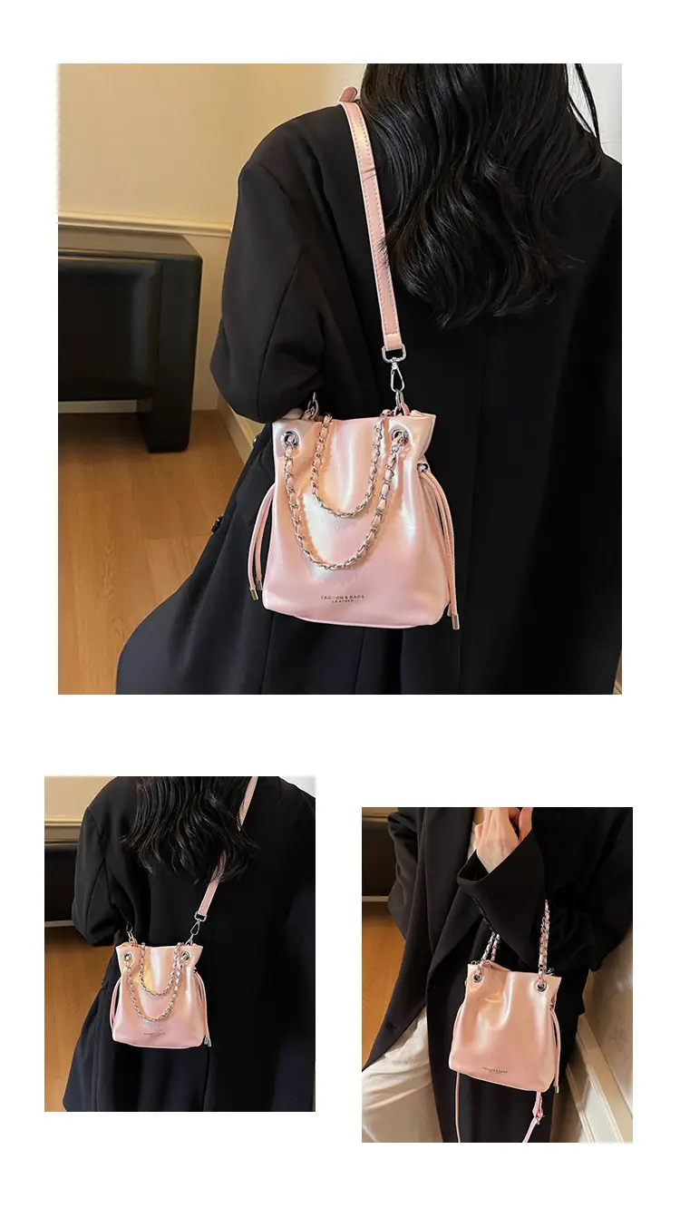 Black Leather Chain Shoulder Bag for Women 2025 — feature 15