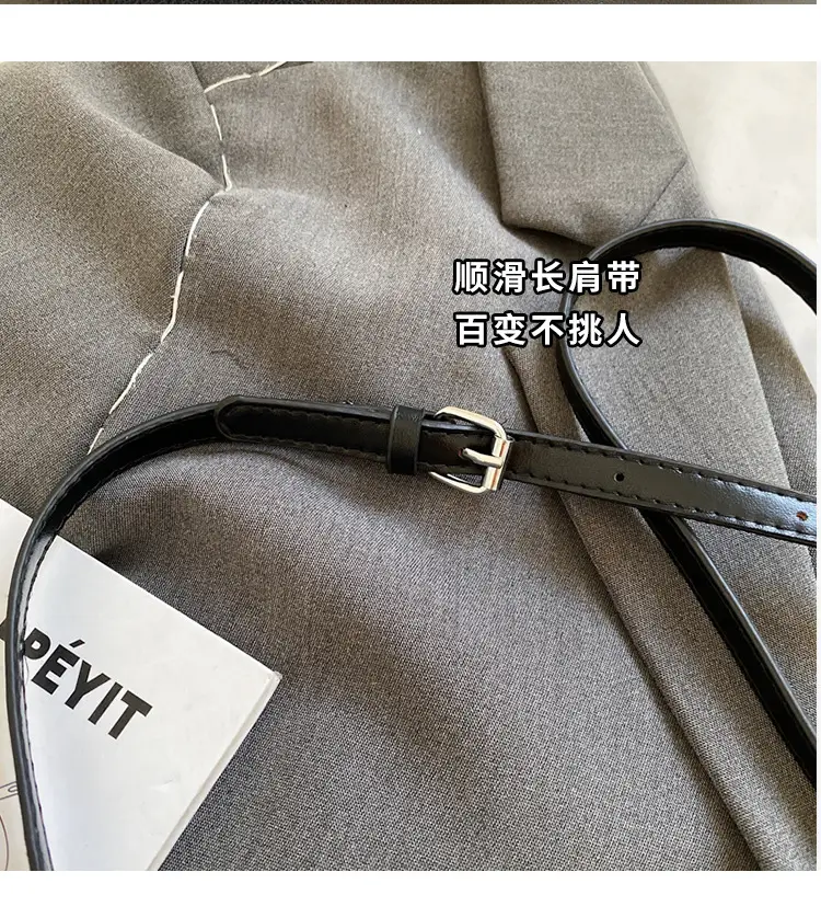 Black Leather Chain Shoulder Bag for Women 2025 — feature 4