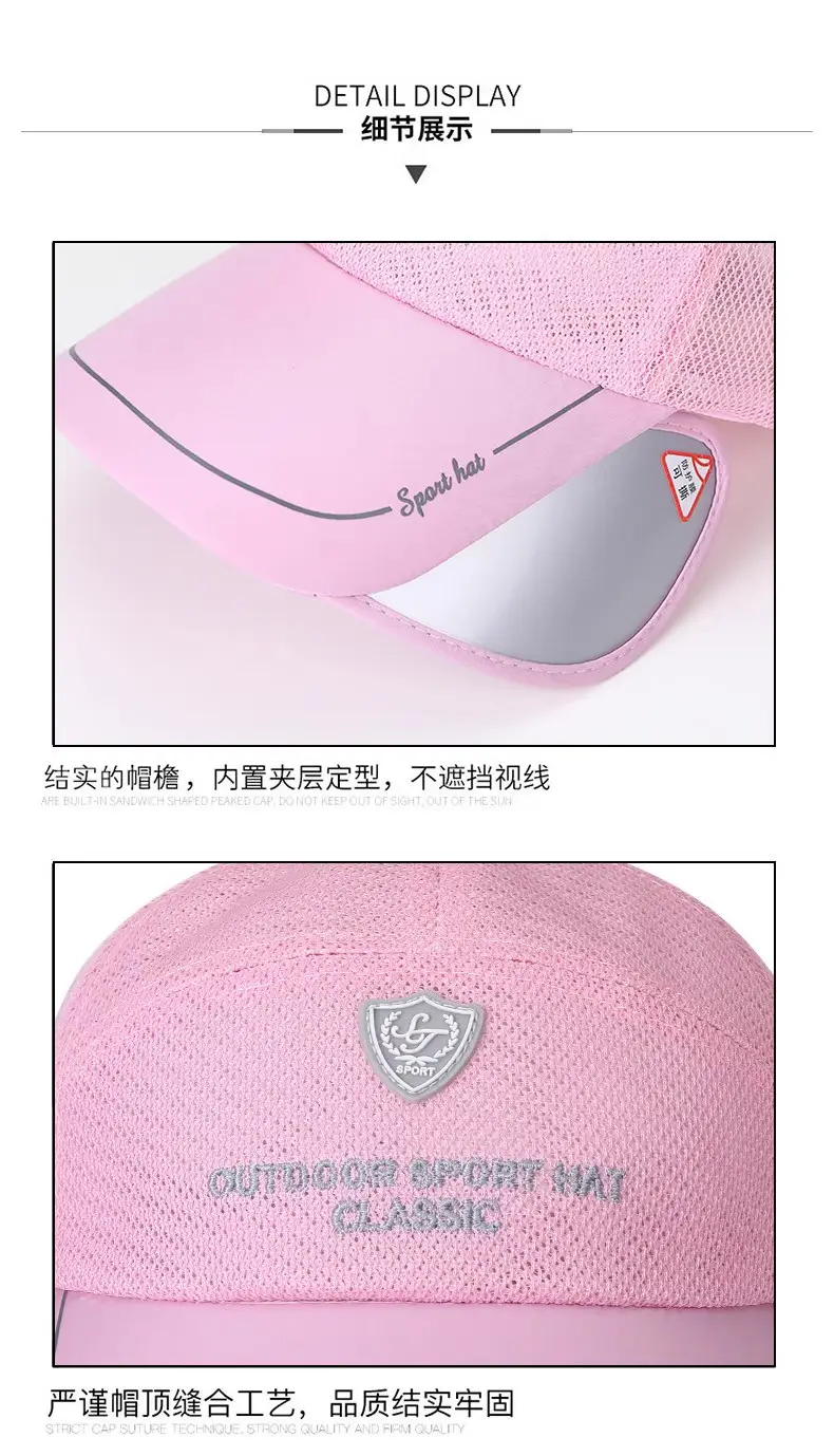 Men Black Mesh Baseball Cap Retractable Brim β feature 14