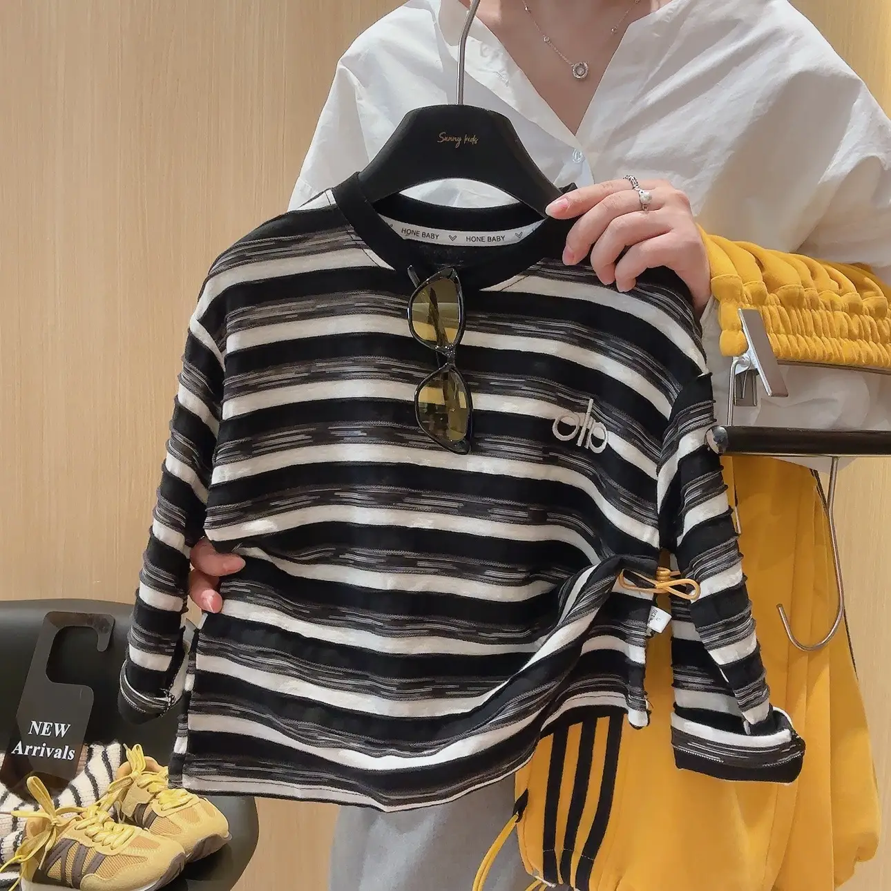 Kids Striped T-Shirt Autumn Winter New Korean Style Loose Boys Long Sleeve Bottoming Shirt Tops Kids — feature 8