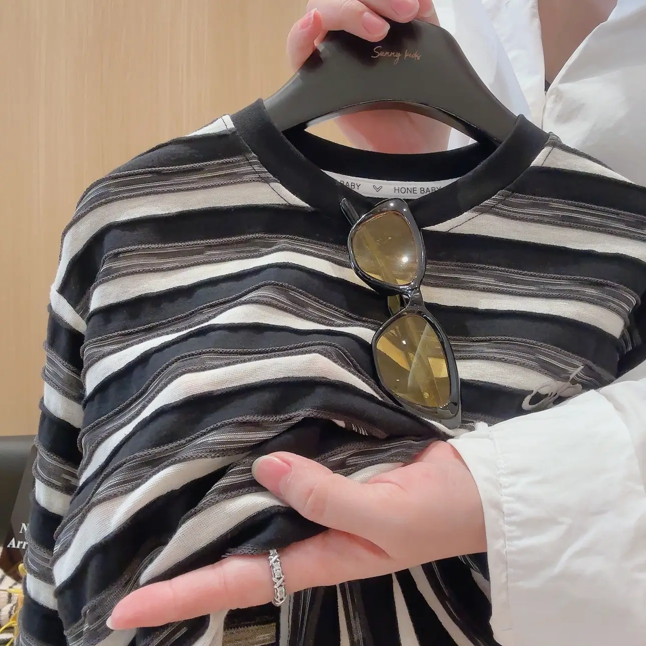 Kids Striped T-Shirt Autumn Winter New Korean Style Loose Boys Long Sleeve Bottoming Shirt Tops Kids — feature 9