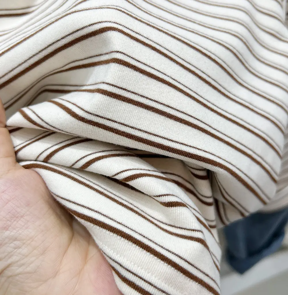 Kids Striped Turtleneck Set with Long Sleeve Jeans — feature 10