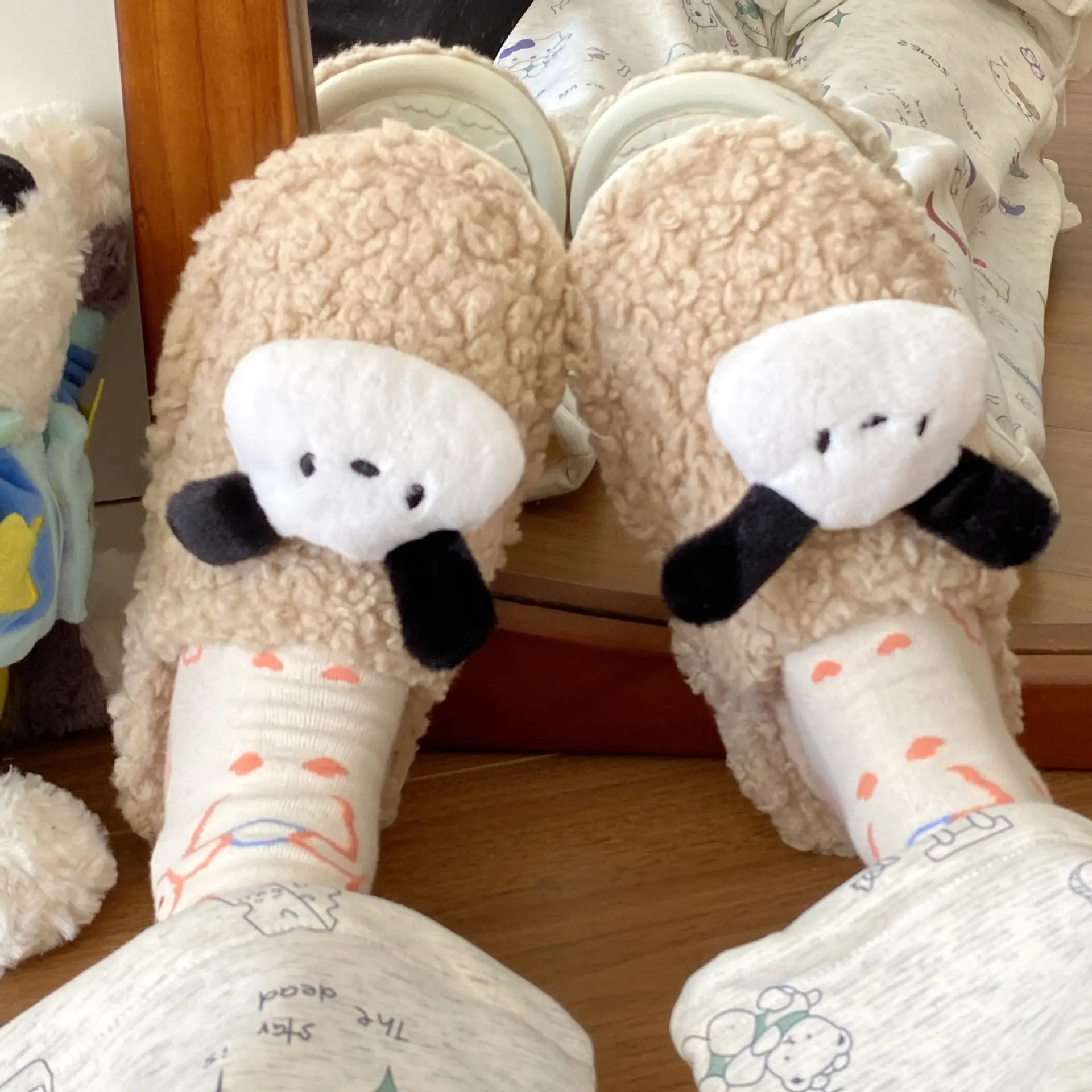 2025 Cute Pacha Dog New Cotton Slippers Warm Baotou Home - Image 4