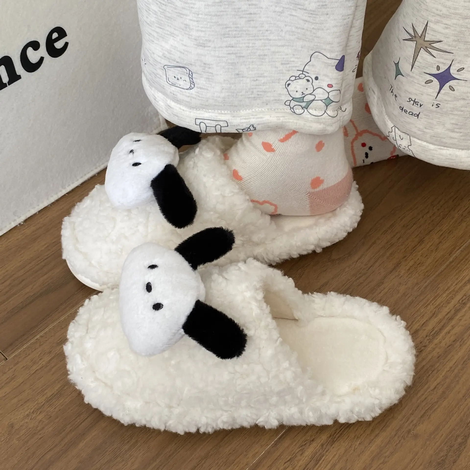 2025 Cute Pacha Dog New Cotton Slippers Warm Baotou Home — feature 15