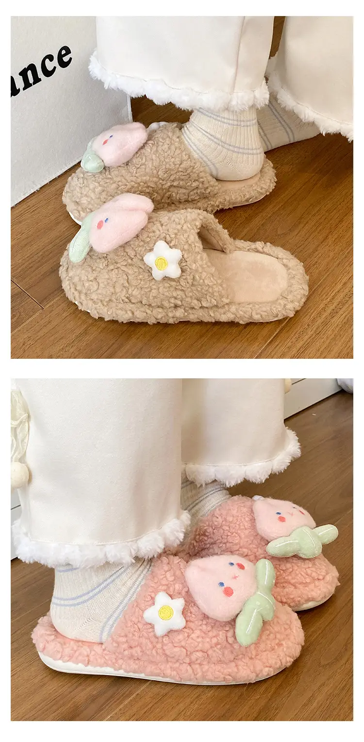 Cute Strawberry Flats for Women Non-Stuffy Cotton — feature 15