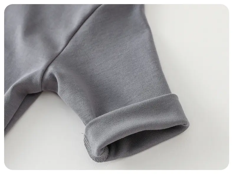 2025 Kids T-Shirt Grey Long Sleeve Korean Style — feature 15