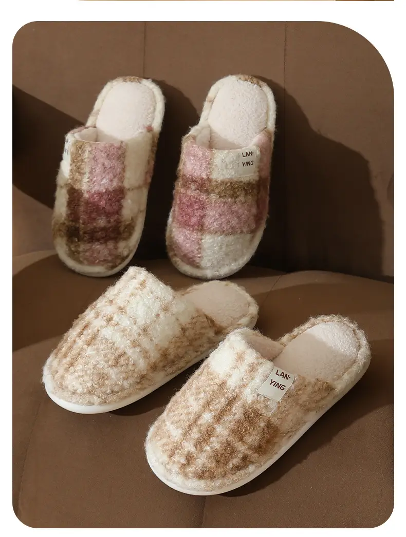 Fleece Lined Warm Slippers for Women Men Winter — feature 18