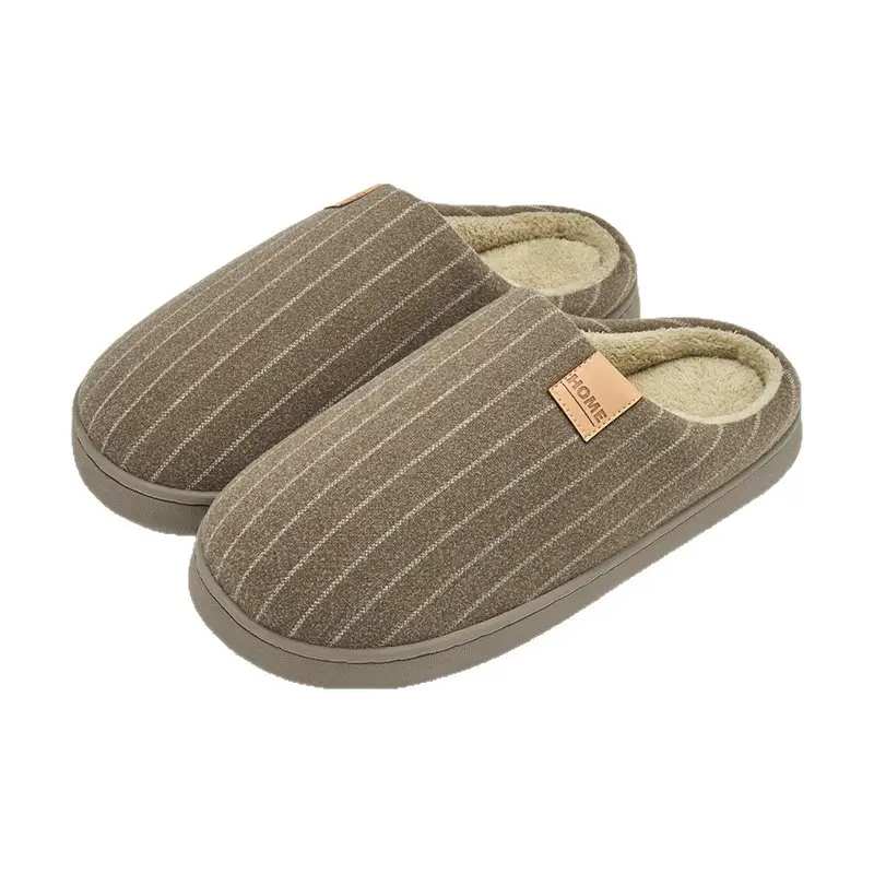 Jialiya Cotton Slippers for Men, Autumn and Winter New Style, Simple Indoor Thickened Non-Slip Antibacterial Closed-Toe Couple Cotton Shoes for Women, Wholesale - Image 14