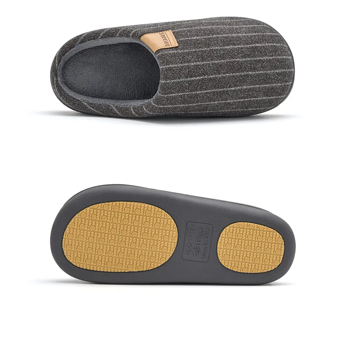 Jialiya Cotton Slippers for Men, Autumn and Winter New Style, Simple Indoor Thickened Non-Slip Antibacterial Closed-Toe Couple Cotton Shoes for Women, Wholesale — feature 23