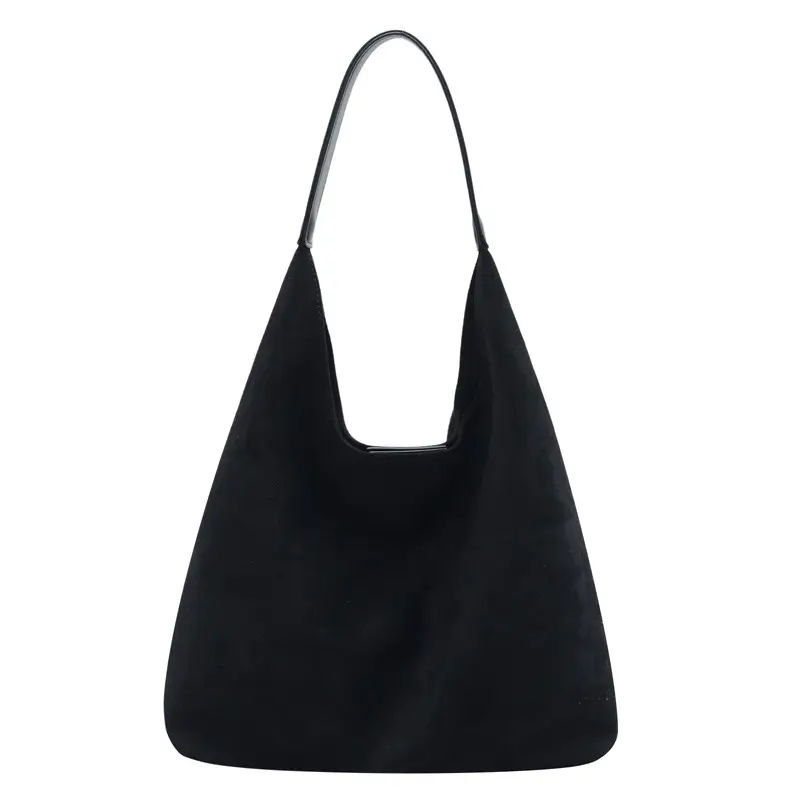 Brown Suede Large Tote Bag Matching Set