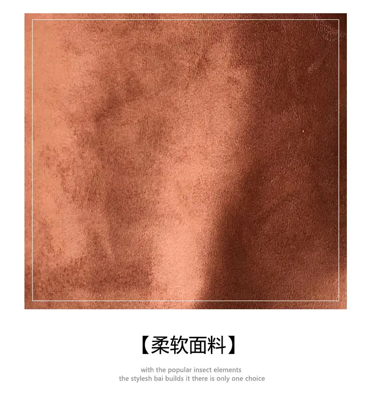 Brown Suede Large Tote Bag Matching Set — feature 7