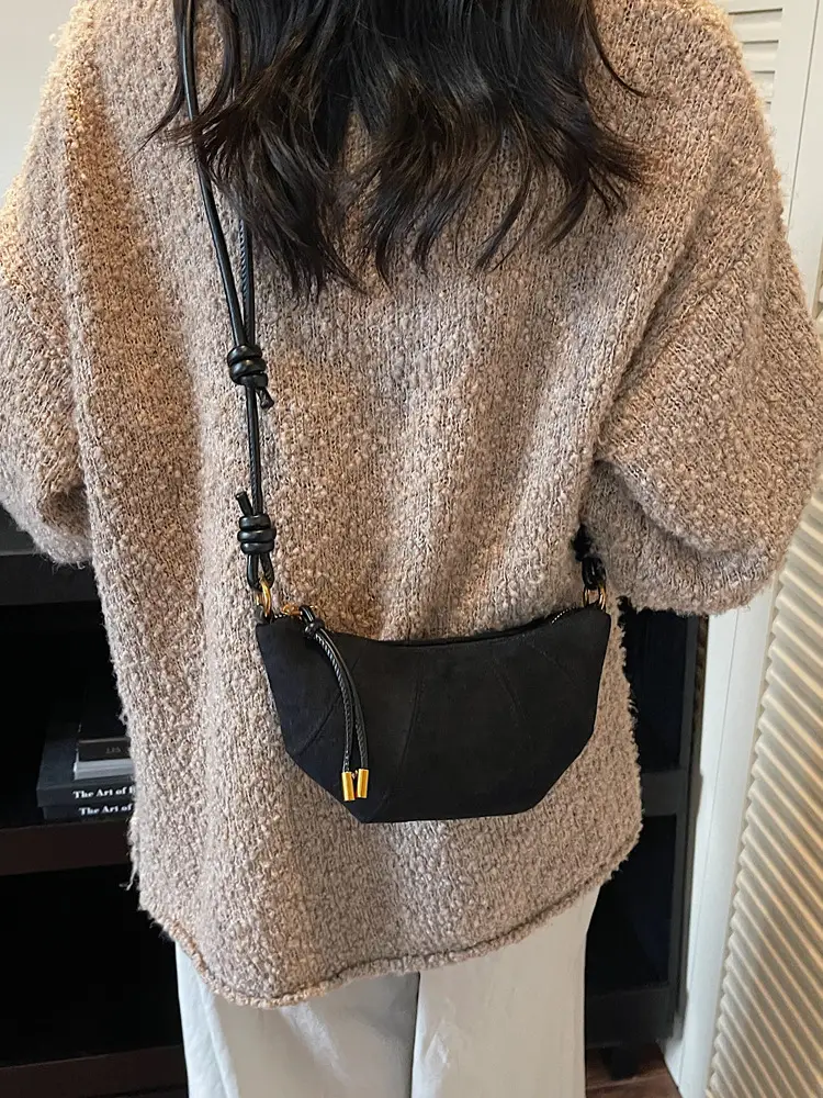 Frosted Women Shoulder Crossbody Bag Brown 2025 - Image 8