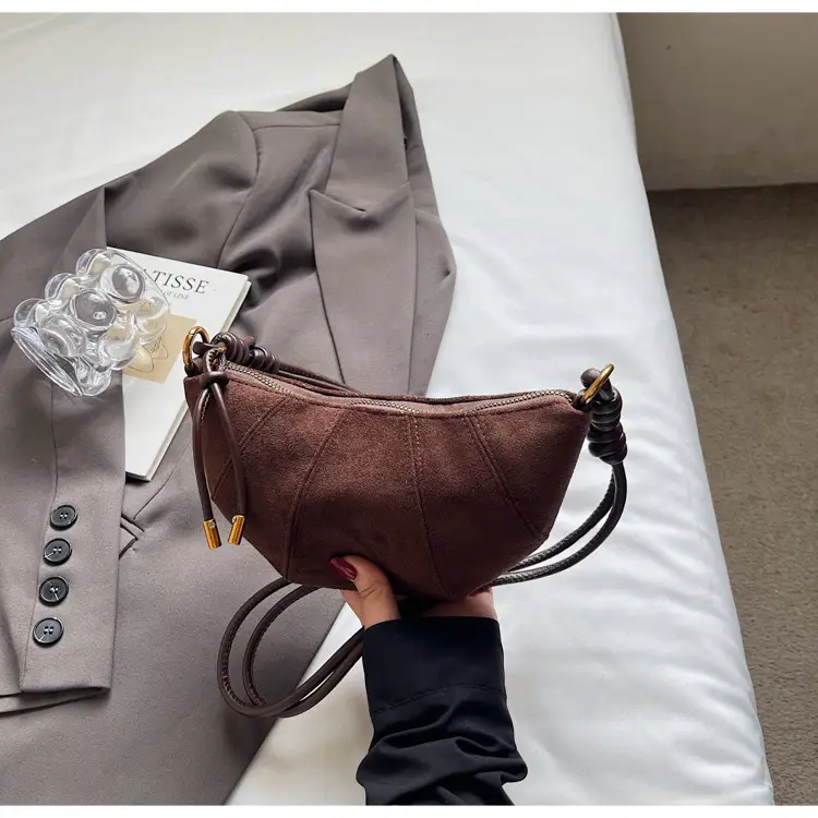 Frosted Women Shoulder Crossbody Bag Brown 2025 — feature 23