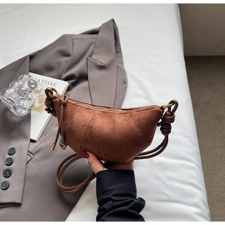 Frosted Women Shoulder Crossbody Bag Brown 2025 — feature 25