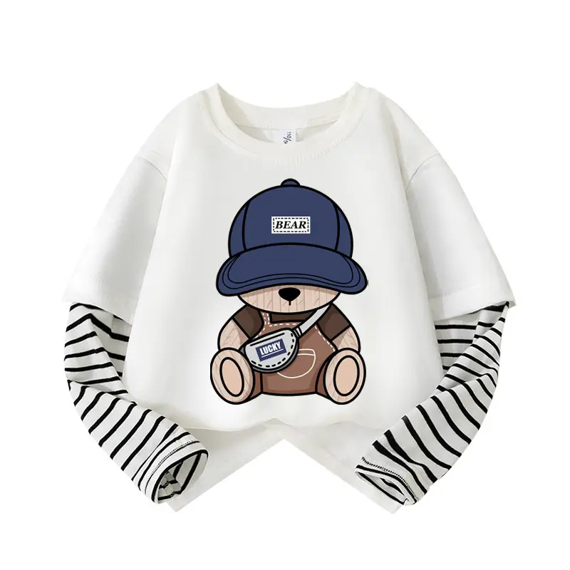 Boys Pure Cotton Long Sleeve T-Shirt Cool Boy Design - Image 8