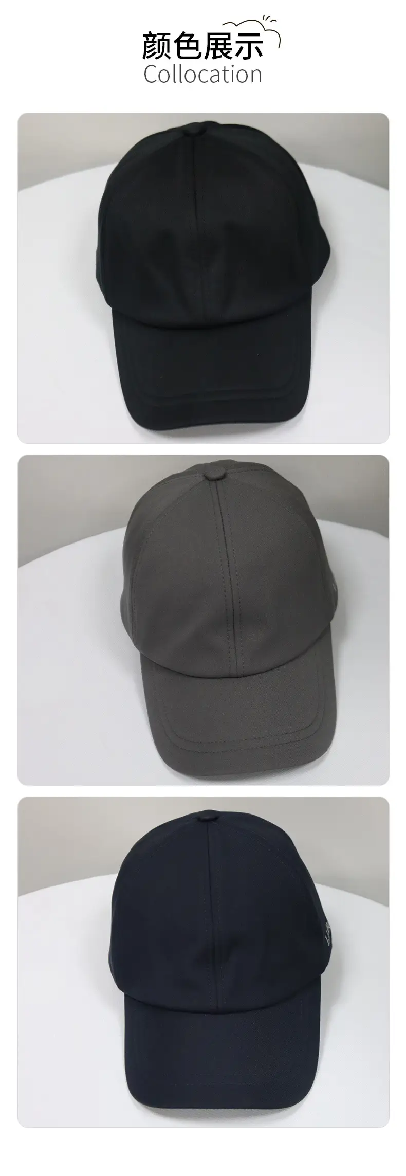 Men's Black Wool Lined Baseball Cap with Ear Flaps — feature 7