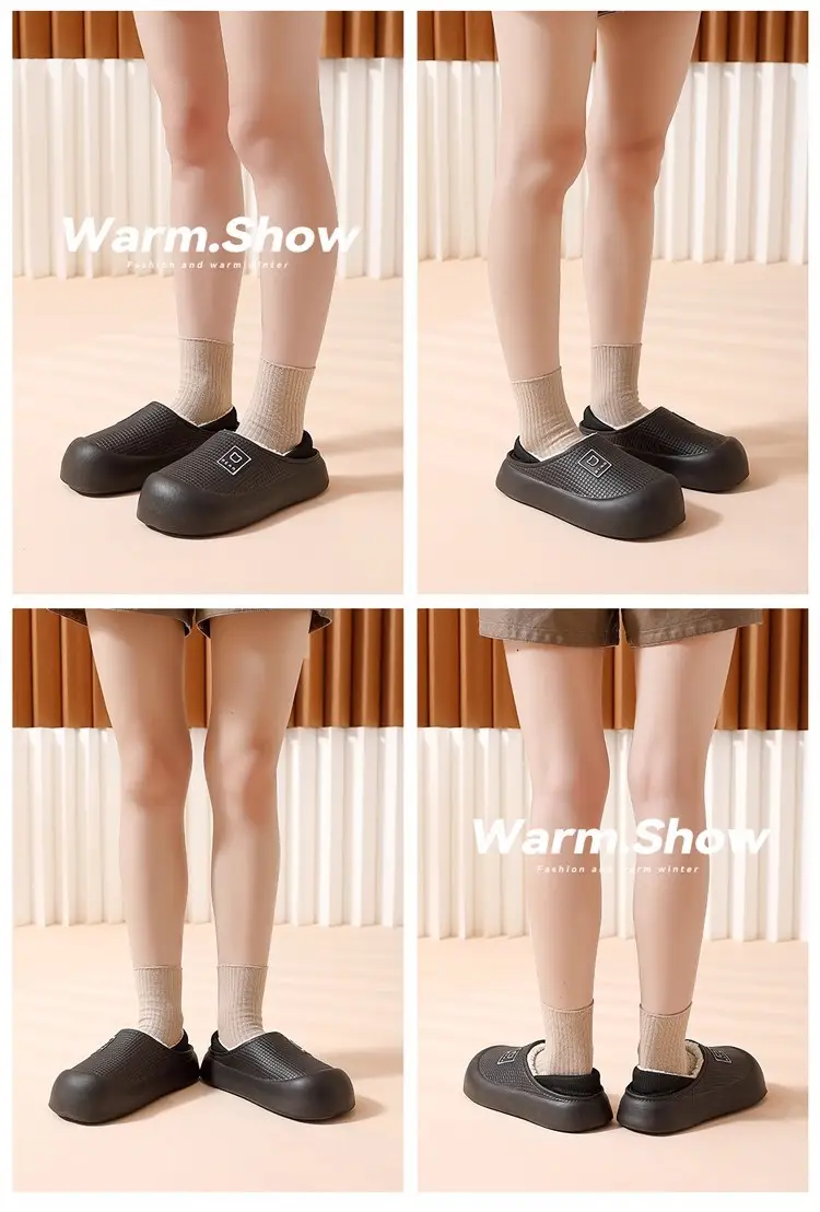 Waterproof Cotton Slippers Women Autumn Winter 2025 — feature 16