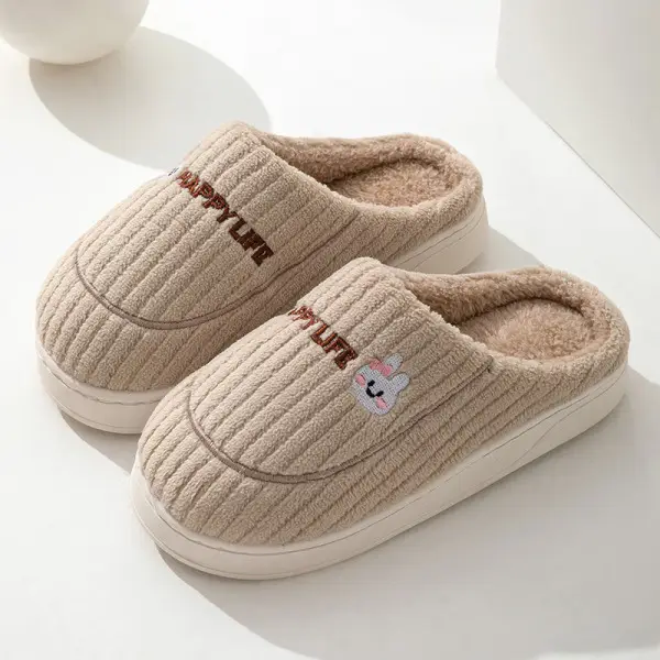 Waterproof Cotton Slippers Women Autumn Winter 2025 - Image 14