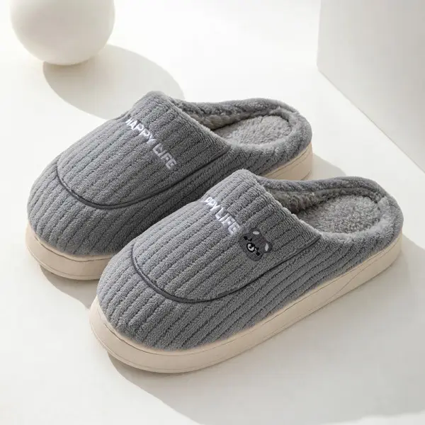 Waterproof Cotton Slippers Women Autumn Winter 2025 - Image 16