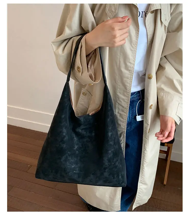 New Fashion Suede Shoulder Bag for Women, Large Capacity, Solid Color — feature 19