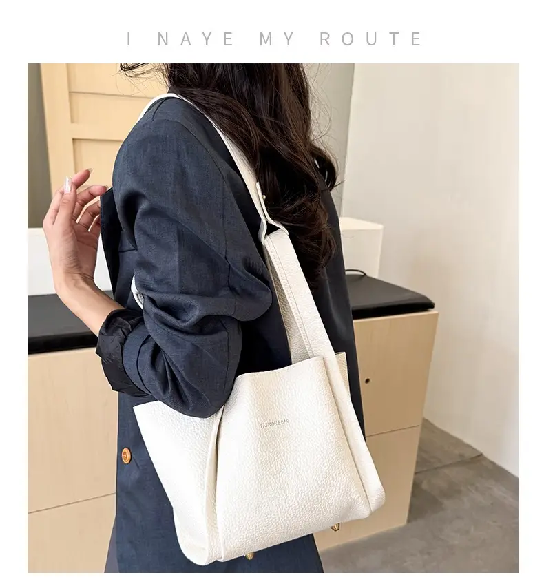 Korean Style Tan Satchel Shoulder Bag for Women — feature 1