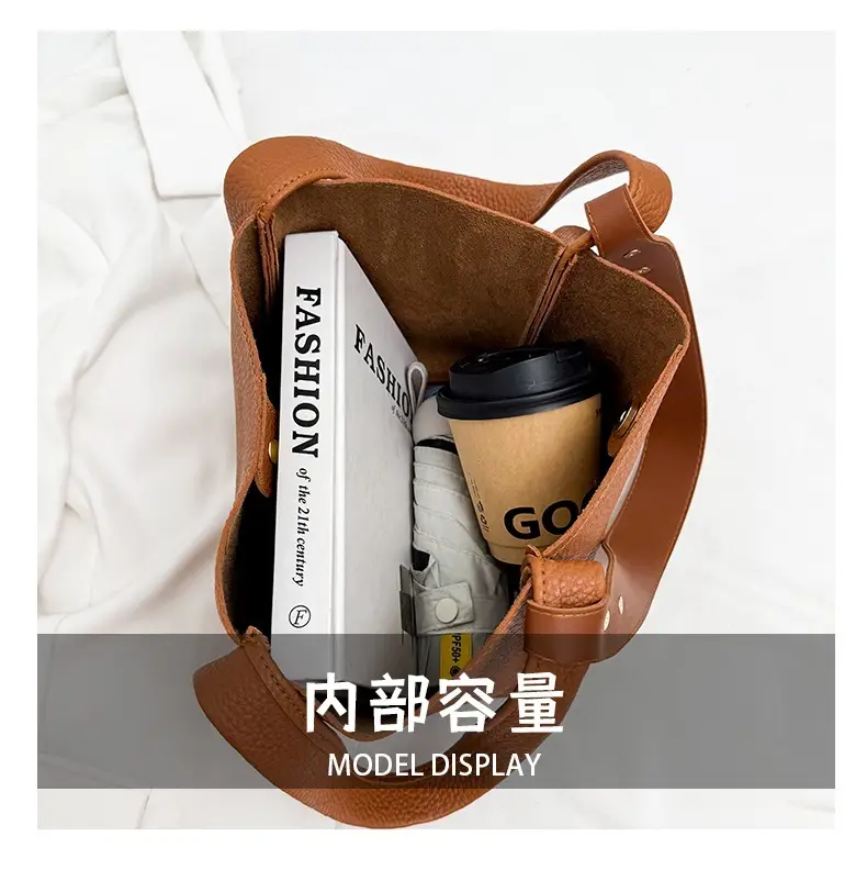 Korean Style Tan Satchel Shoulder Bag for Women — feature 10