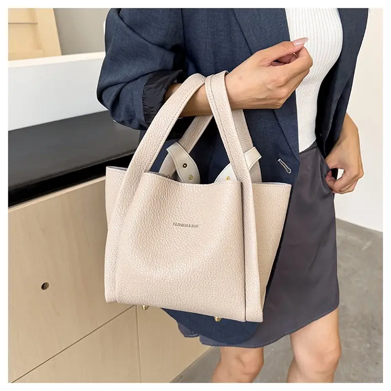 Korean Style Tan Satchel Shoulder Bag for Women — feature 16