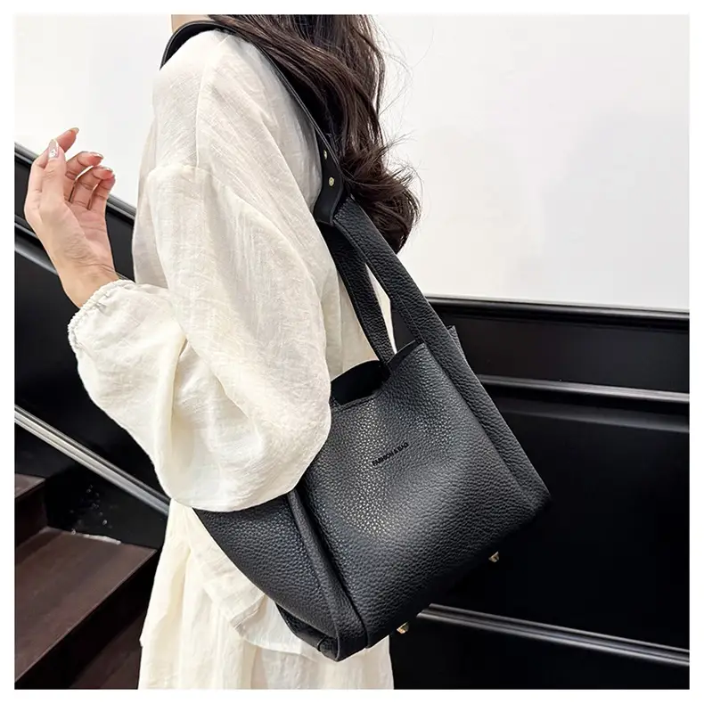 Korean Style Tan Satchel Shoulder Bag for Women — feature 19