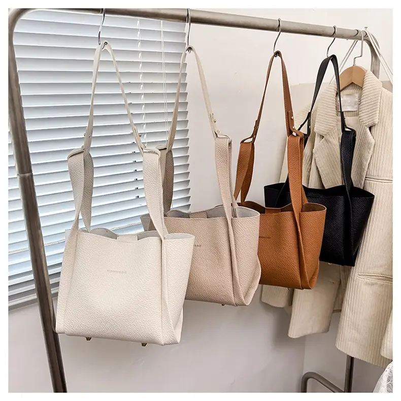 Korean Style Tan Satchel Shoulder Bag for Women — feature 27