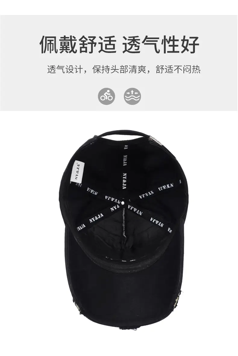 NYA Lettered Baseball Caps for Women Men — feature 5