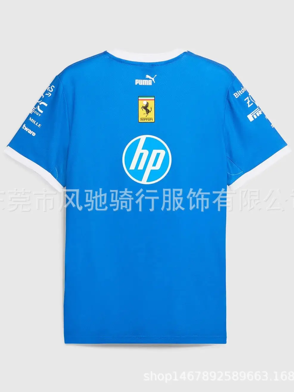 Cross-Border 25 Thin Style F1 Racing Suit Can Add Logo, Same Style as Ferrari Team Drivers, Special Short-Sleeved Cycling Jersey
