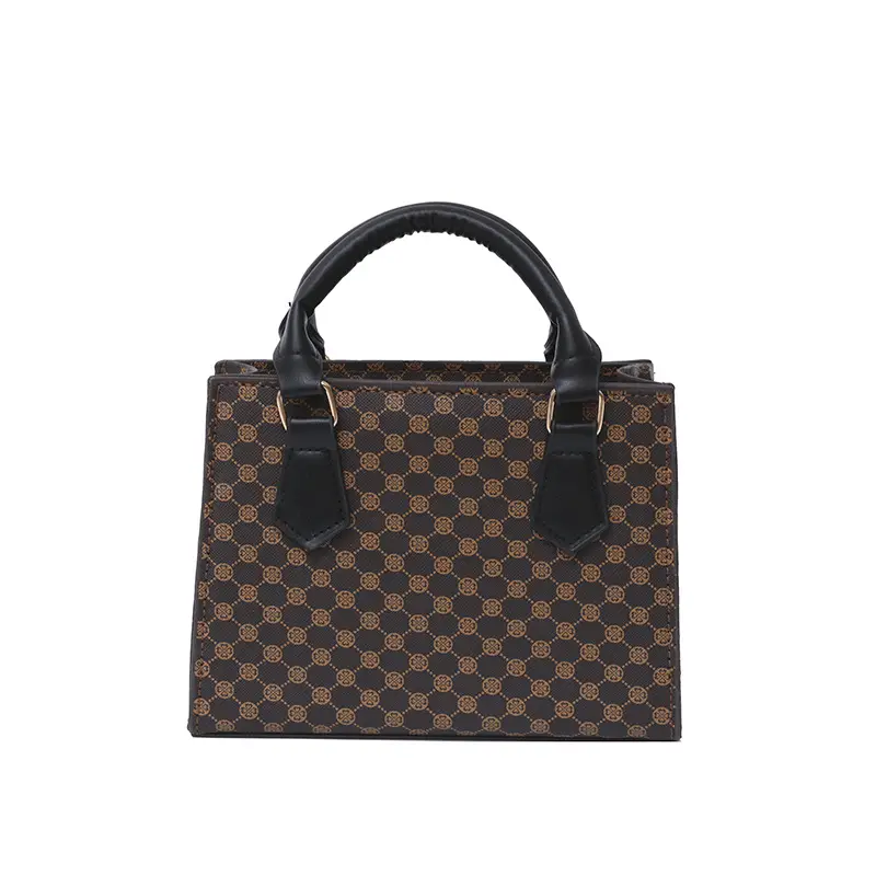 Women's Retro Checkered Shoulder Bag for Commuting