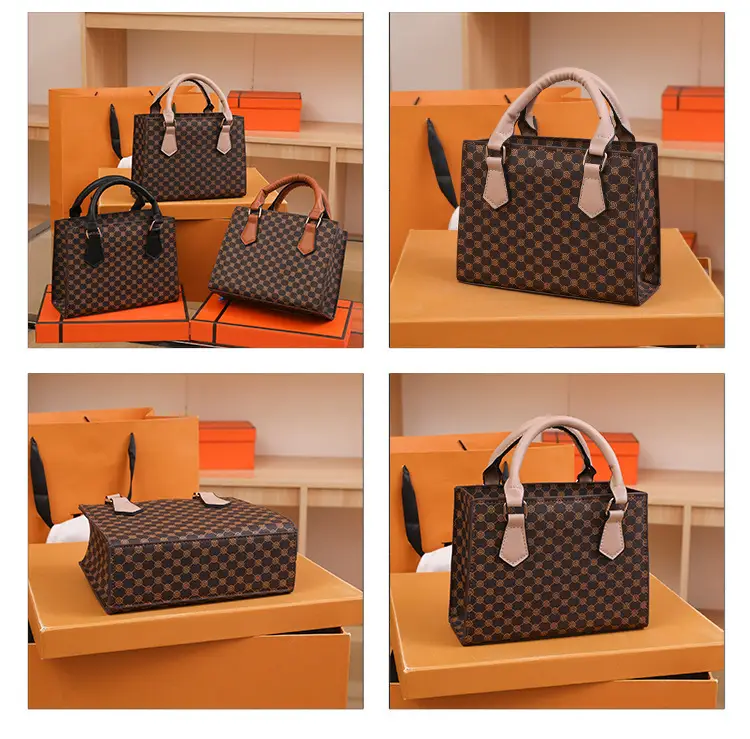 Women's Retro Checkered Shoulder Bag for Commuting — feature 10