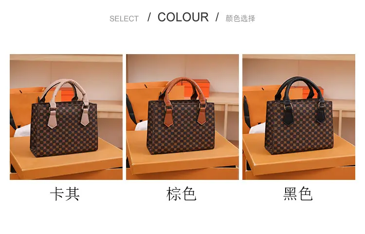 Women's Retro Checkered Shoulder Bag for Commuting — feature 3