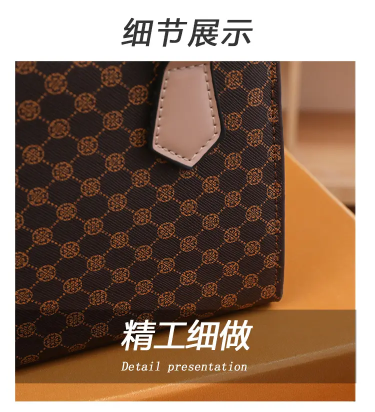 Women's Retro Checkered Shoulder Bag for Commuting — feature 4