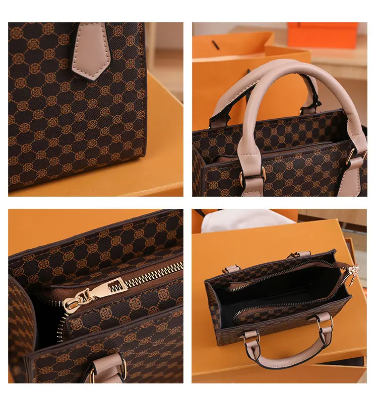 Women's Retro Checkered Shoulder Bag for Commuting — feature 9