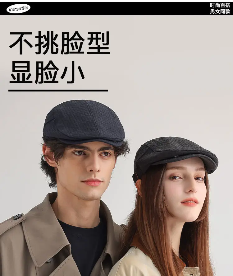 Black Vintage British Retro Baseball Cap for Men Women — feature 3