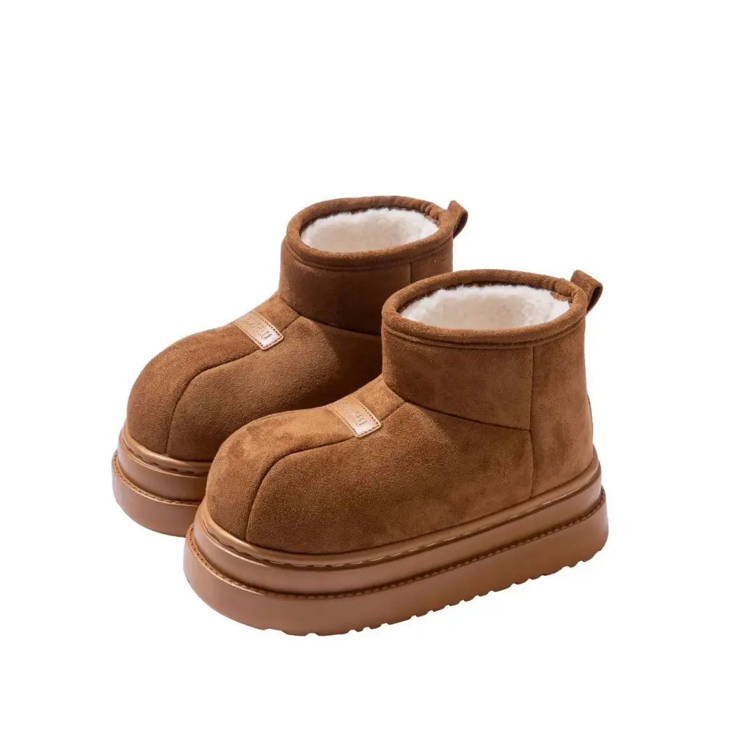 2025 Women's New High-Top Cotton Shoes for Autumn and Winter, Thickened and Warm Plush Cotton Boots, in Stock, Shipped Within 1 Day - Image 8