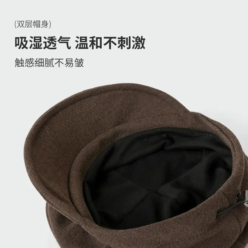Women Woolen Beret Cap Black Winter Autumn - Image 6
