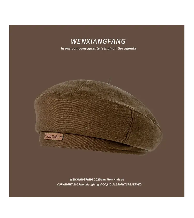 Women Melard Duckbill Cap Brown New Arrival — feature 7