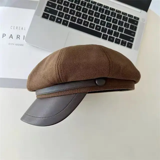 Women Melard Duckbill Cap Brown New Arrival
