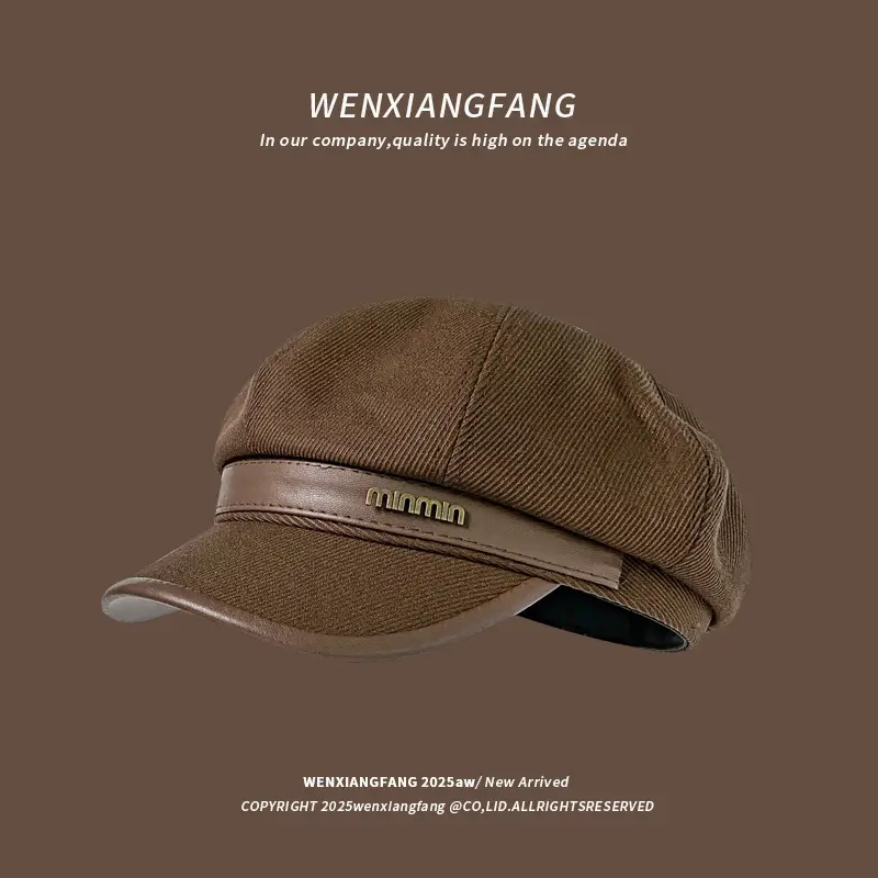 Women Melard Duckbill Cap Brown New Arrival