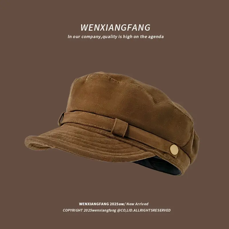 Women Melard Duckbill Cap Brown New Arrival