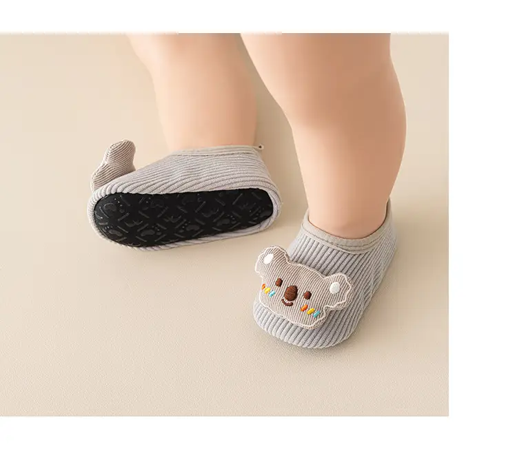 Baby Bear Embroidered Warm Slip-On Shoes for Kids — feature 13