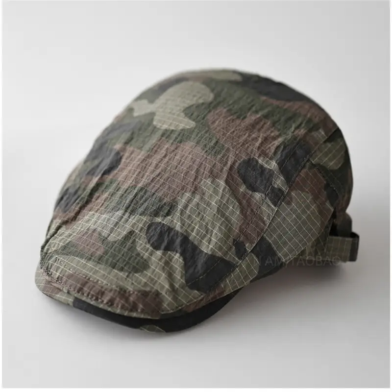 Men Women Camouflage Peaked Cap Summer Thin Quick-Dry - Image 4