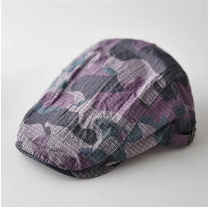 Men Women Camouflage Peaked Cap Summer Thin Quick-Dry - Image 8