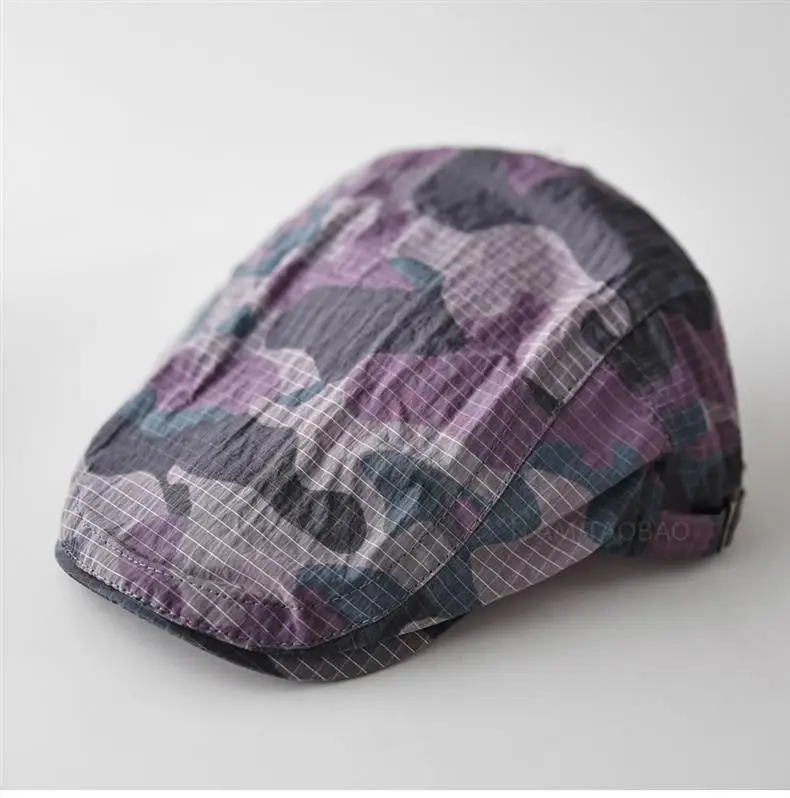Men Women Camouflage Peaked Cap Summer Thin Quick-Dry — feature 9